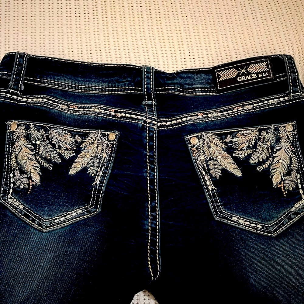 Grace in LA  jeans seam needs sewed see picture!